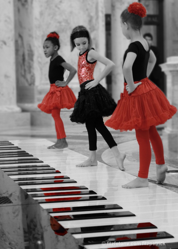 ballet bw and red