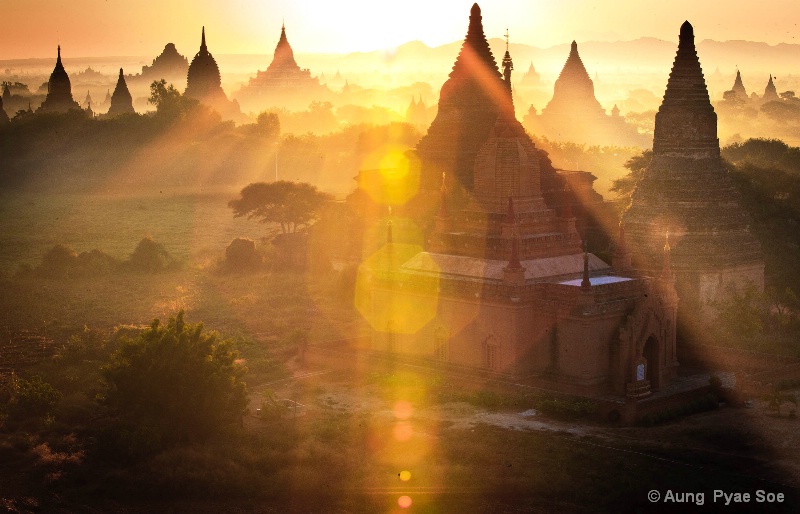  Morning Ray in Bagan !!!