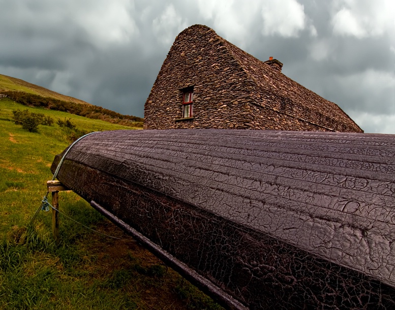 Long Boat and Stone House