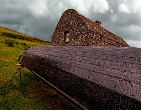 Long Boat and Stone House