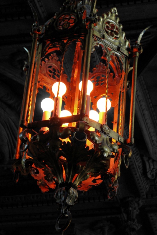 hearst castle chandelier