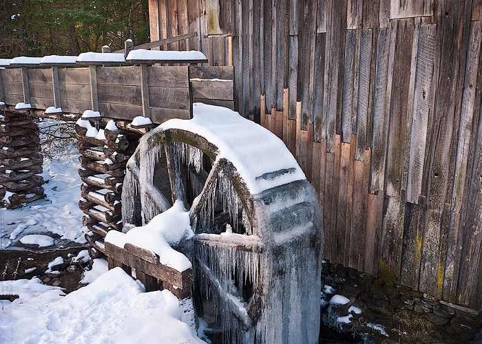 Cable Mill, winter, Cades Cove - ID: 11440500 © george w. sharpton