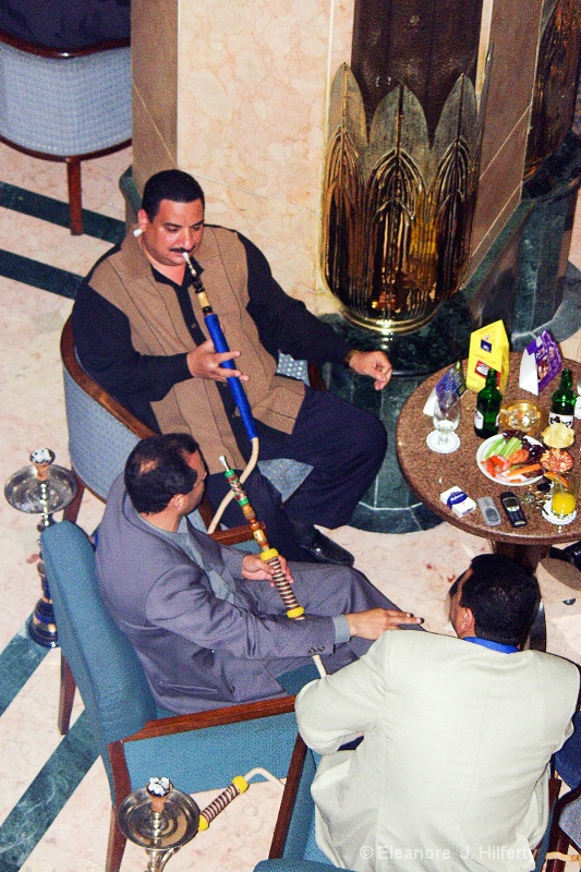 Smoking at the Cairo-Ramses Hilton - ID: 11442090 © Eleanore J. Hilferty