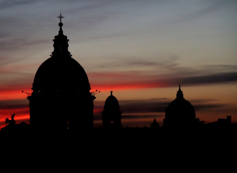 The silhouettes of Rome