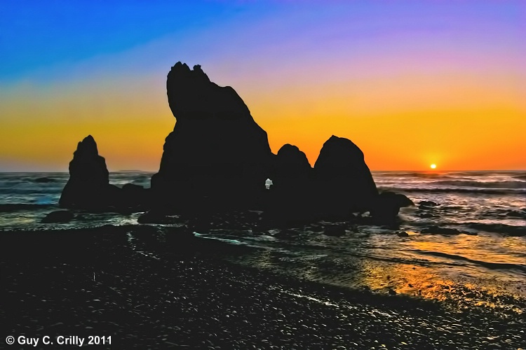 Ruby Beach Sunset