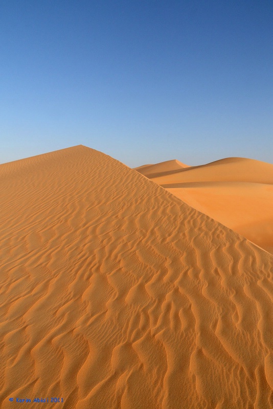 Sahara and Blue Sky