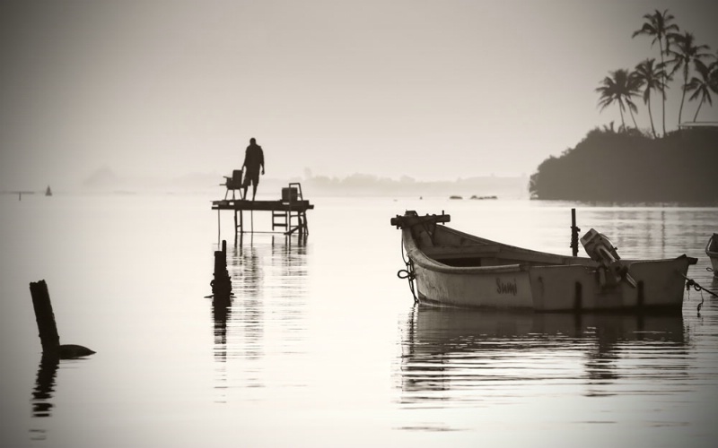 Kaneohe Bay Fisherman