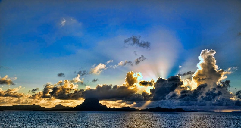 Morning Comes to Bora Bora