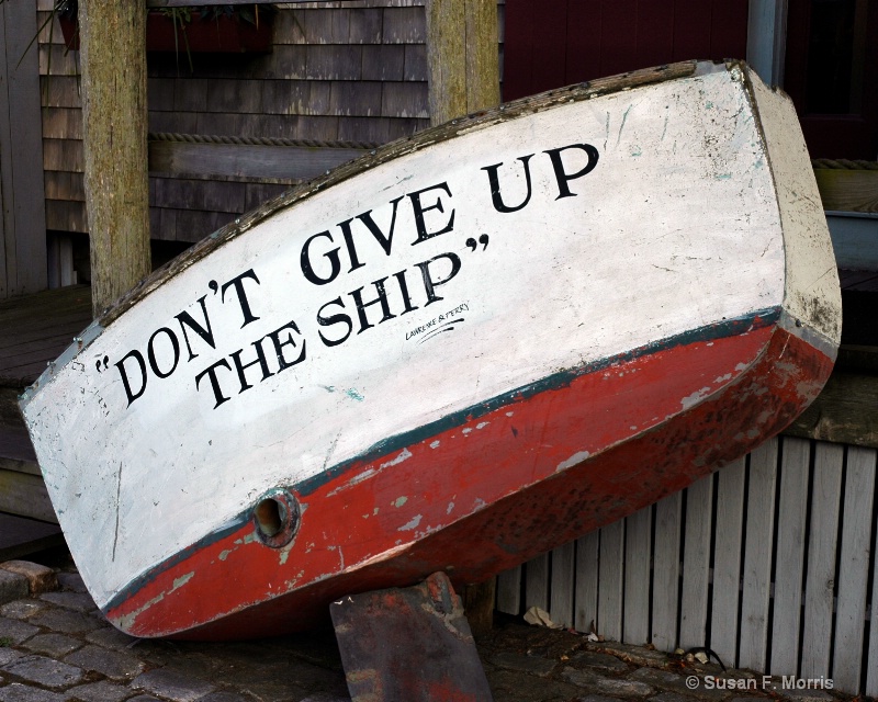 Don't give up the ship