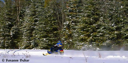 Snowmobiling In The County