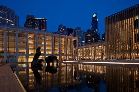Reflecting Pool at Lincoln Center