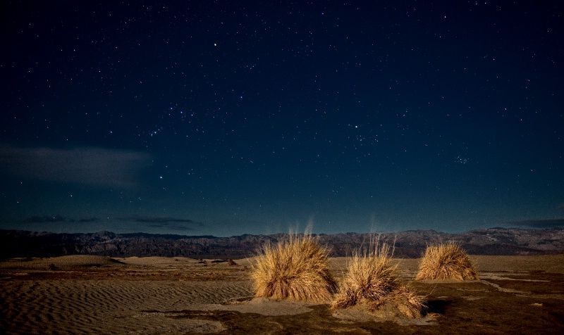 Night Sky Over Death Valley