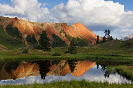 Red Mountain Reflection