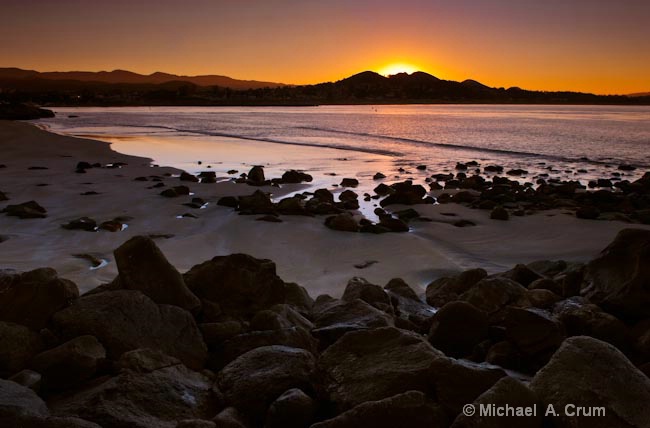 Sun Rise at Morro Bay