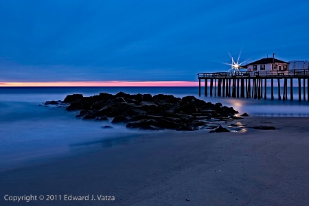 On the Beach: Ocean Grove, NJ - Pre-dawn 031211