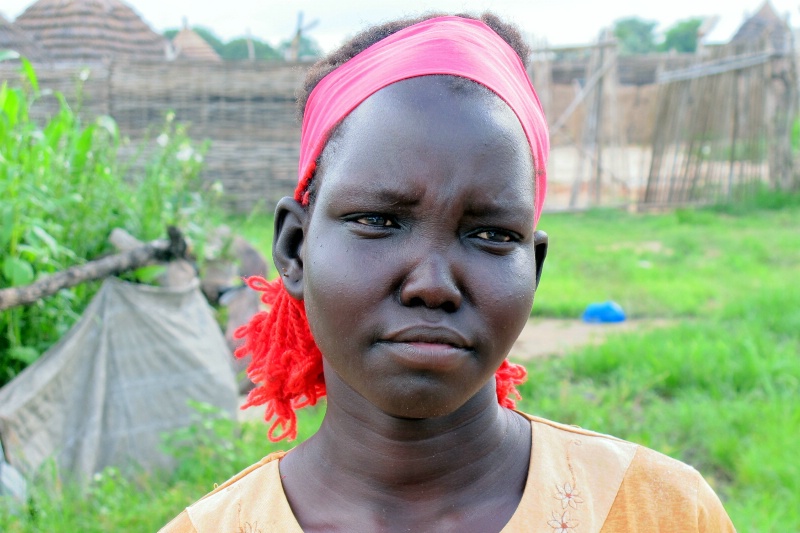 Dinka girl, South Sudan