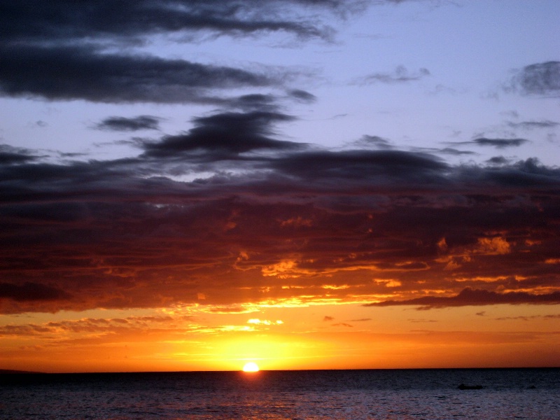 Another beautiful sunset in Hawaii