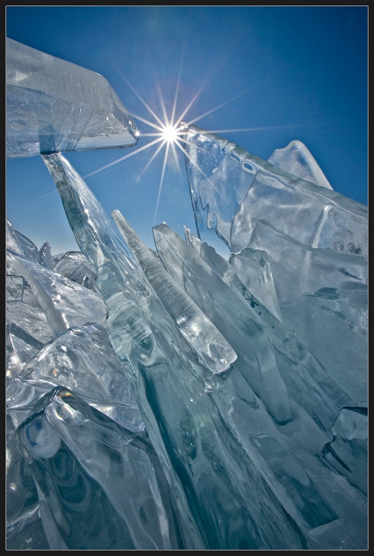 Baikal in March - Ice and Sun