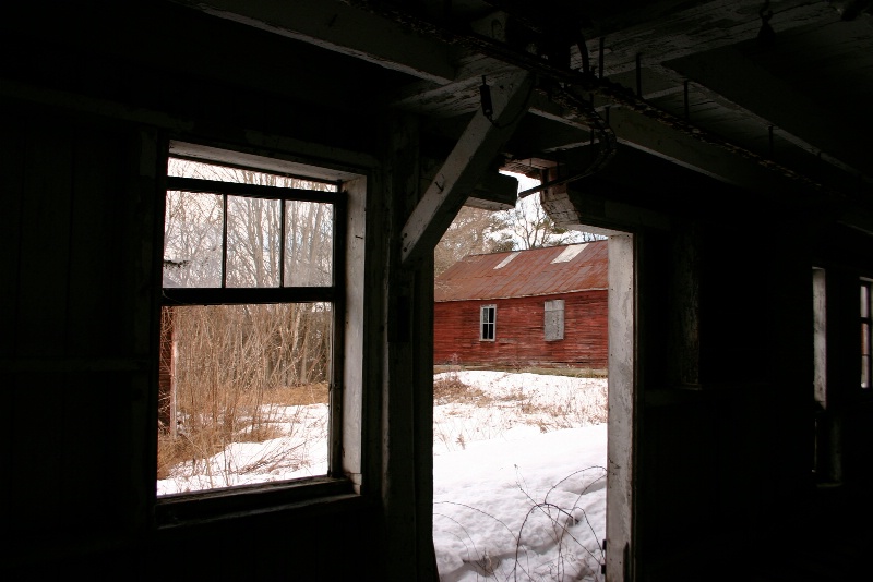 old milking parlor - exposed for exterior