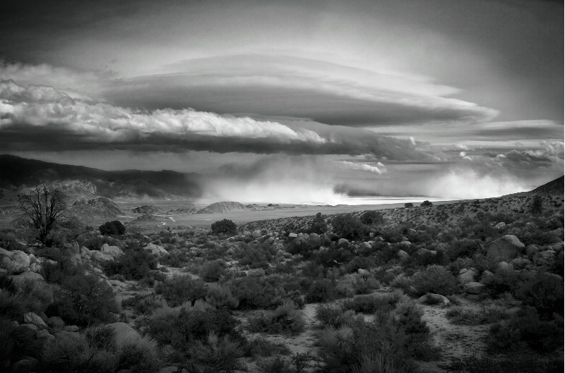 Owens Dry Lake Storm - ID: 11592499 © Patricia A. Casey