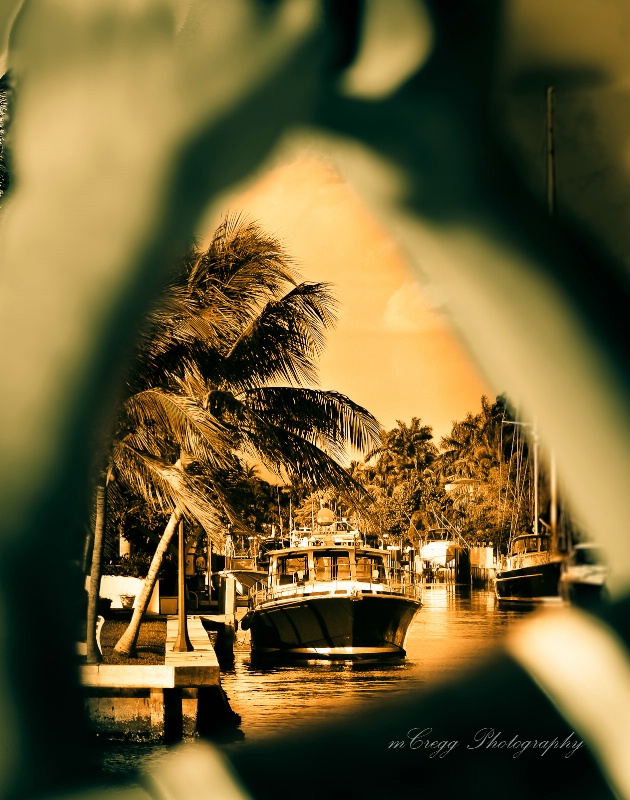 Fort Lauderdale Boat -  Framed