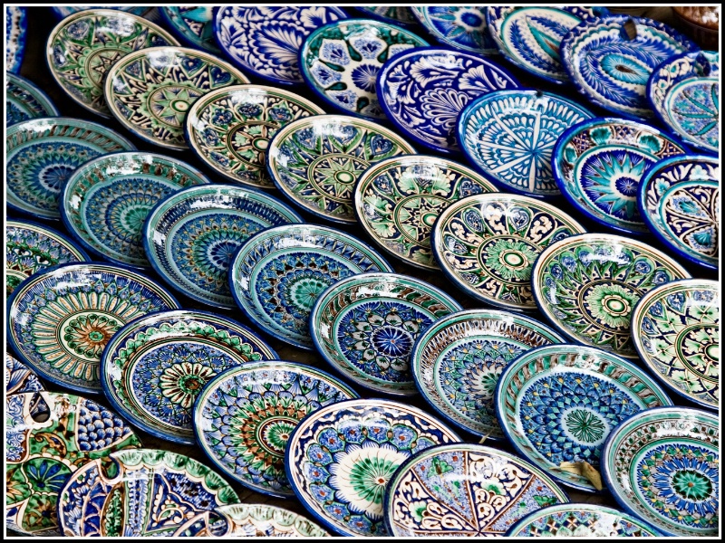 Plates at the Flea Market - Moscow