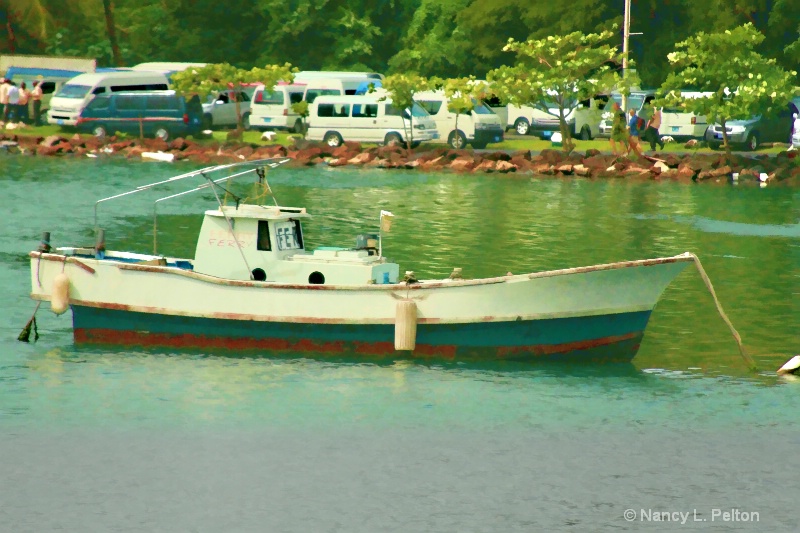 Ferry in St Lucia  Dutch West Indies