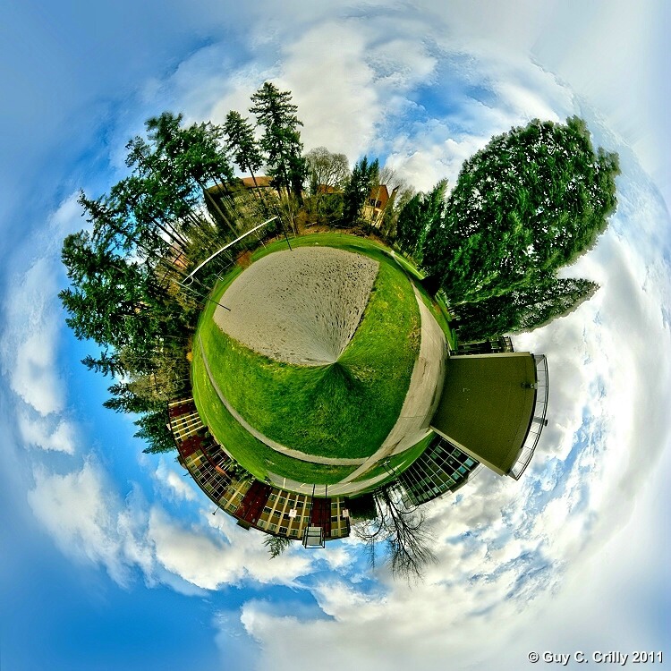 PLU Volleyball Court Polar Panorama