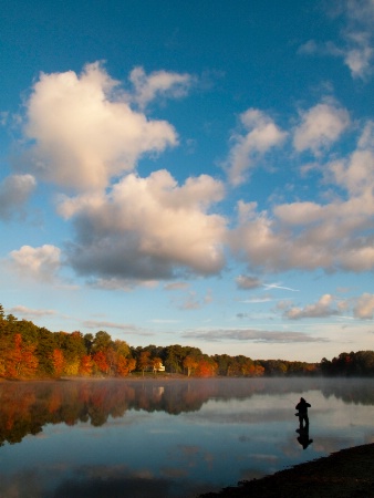 Lonely fisherman