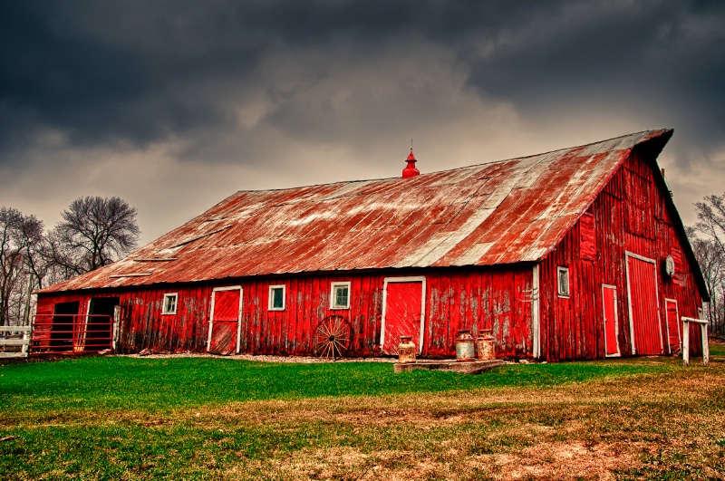 Red Minnesota barn