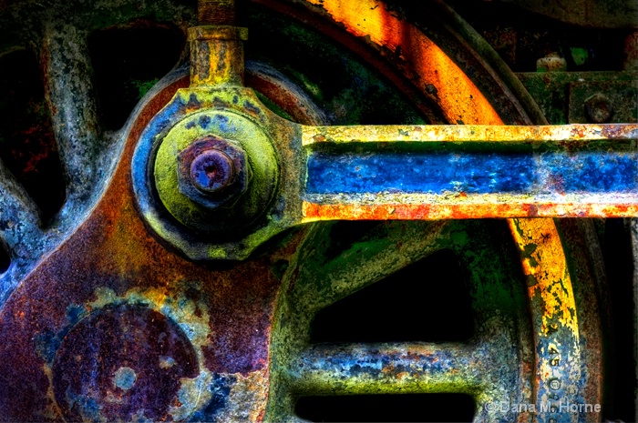 Colorful Train Wheel - ID: 11659322 © Dana M. Scott