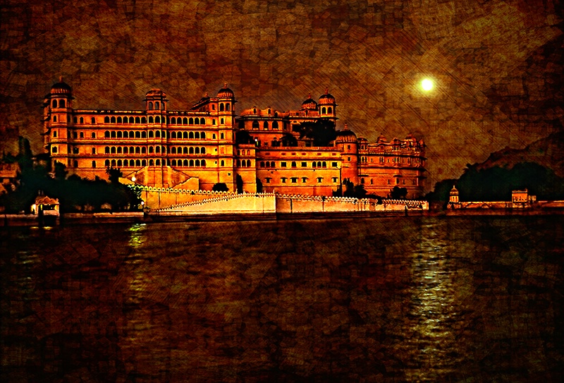 Moon Over Udaipur 