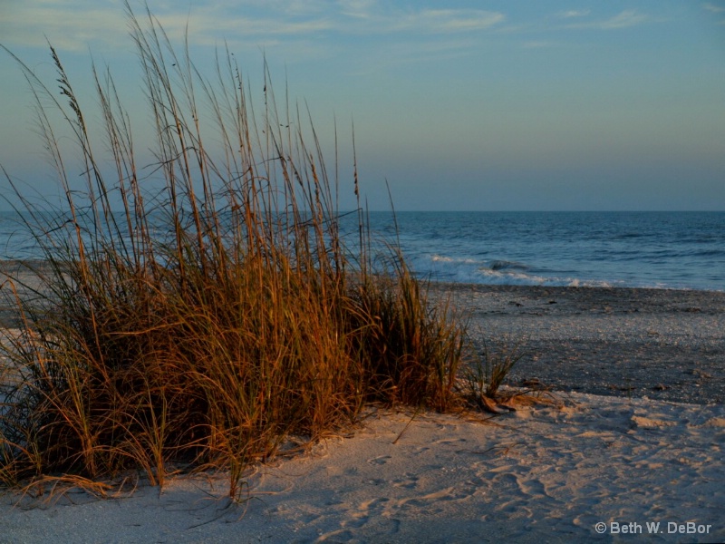 Sun setting on Sanibel