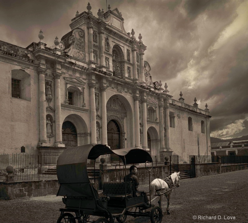 Cathedral in Antigua, Guatemala.