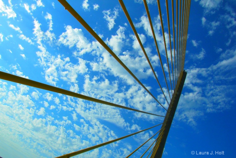 Sunshine Skyway Bridge, looking up