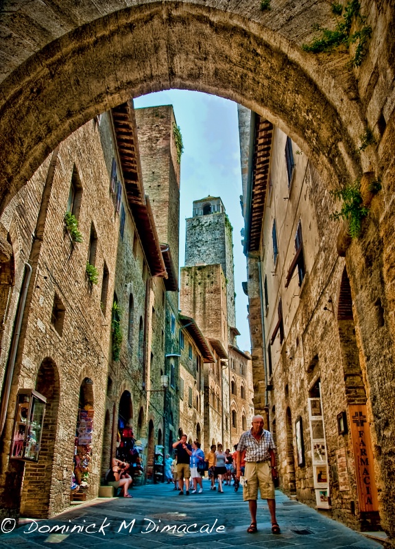 ~ WANDERING AT SAN GIMIGNANO, ITALY ~ - ID: 11710810 © Dominick M. Dimacale
