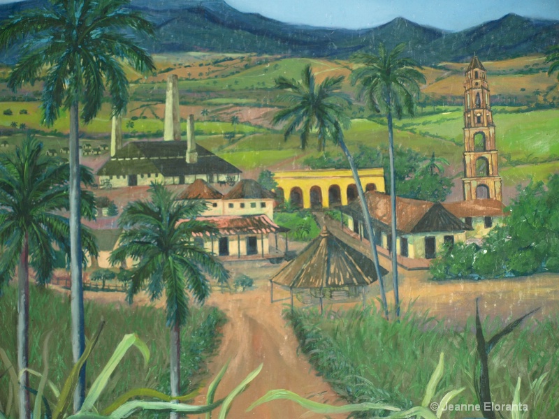 Painting of Sugar Cane Plantation 