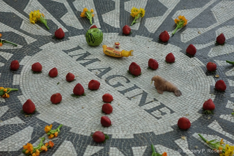 Strawberry Fields in Central Park - NYC
