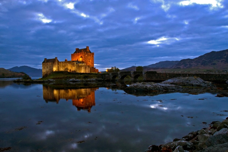 Eilean Donan Castle (at night) - Scotland