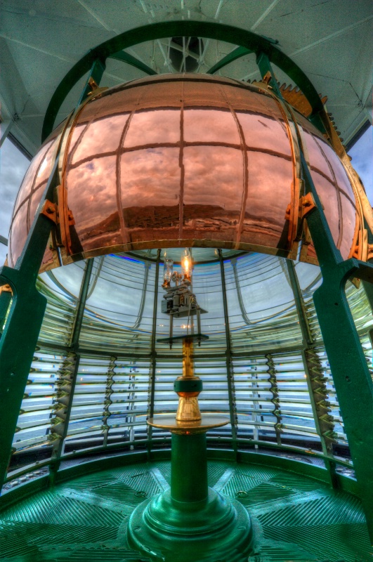 Lens of lighthouse