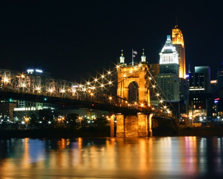 Roebling bridge from the East.