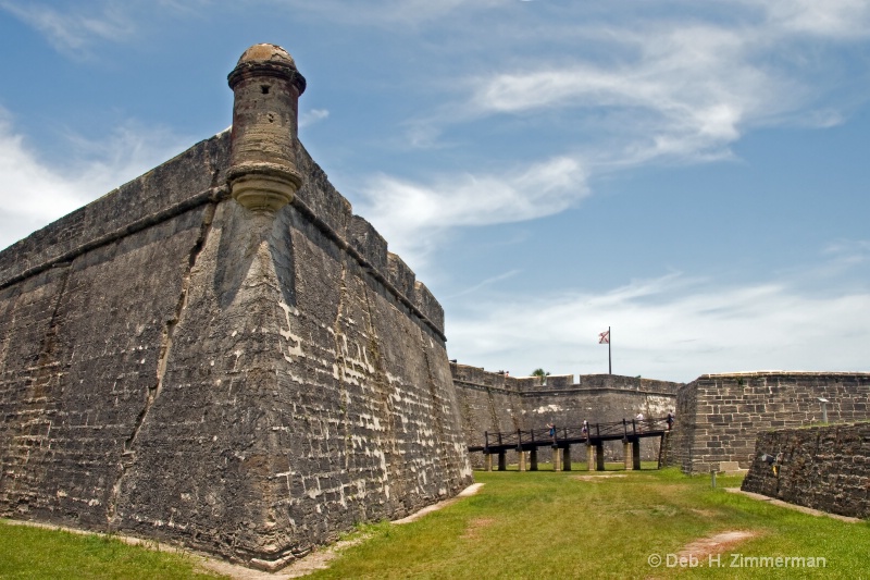 Ramparts of Castillo de San Marcos  - ID: 11800646 © Deb. Hayes Zimmerman