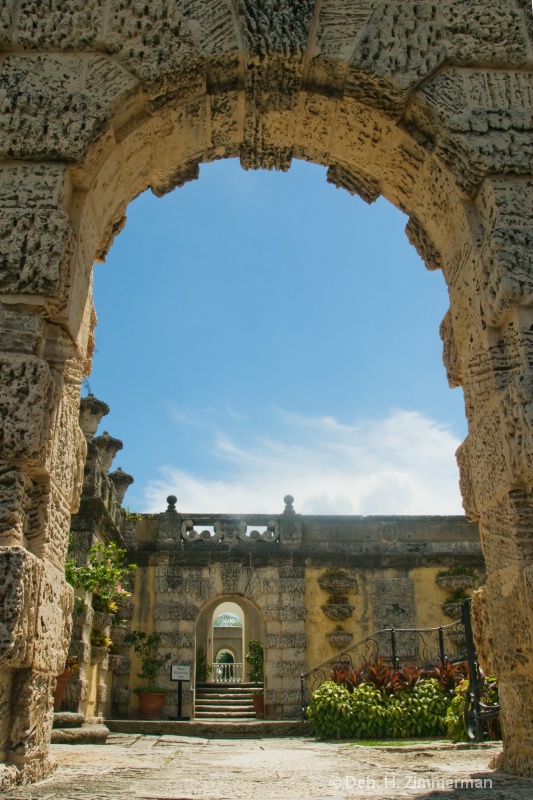 Vizcaya's Arches - ID: 11800682 © Deb. Hayes Zimmerman