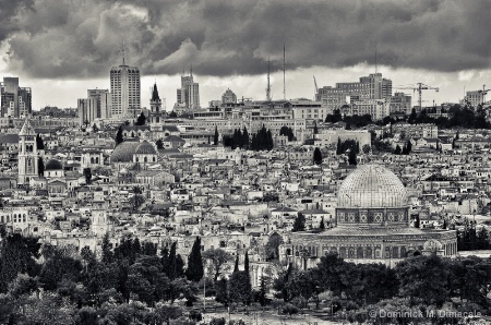 ~ ~ DOME OF THE ROCK FROM MOUNT OF OLIVES ~ ~ 