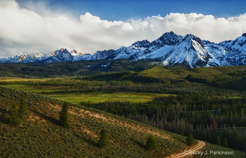 The Sawtooth Mountains