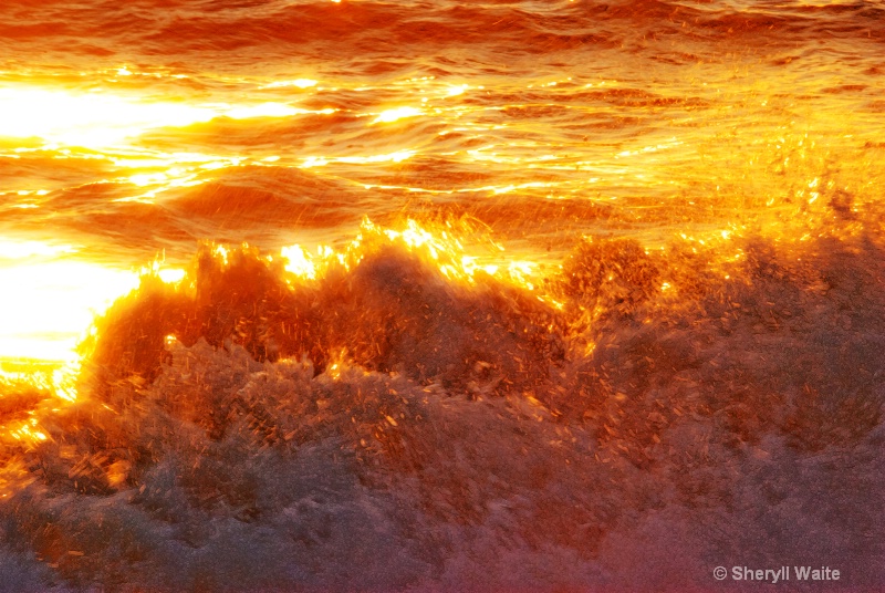 Waves on Fire