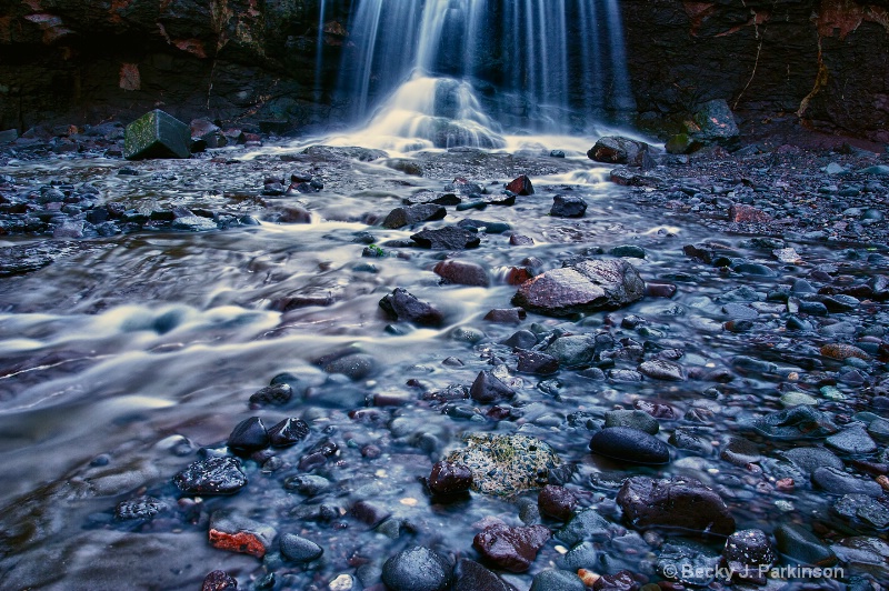 Water on the beach