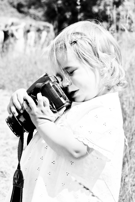 A photographer in the making.