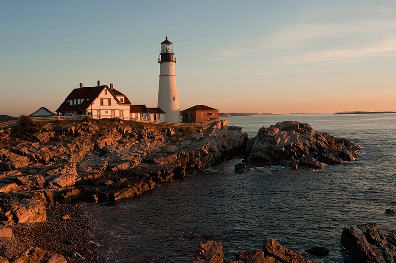 Sunrise on Portland Head LIght