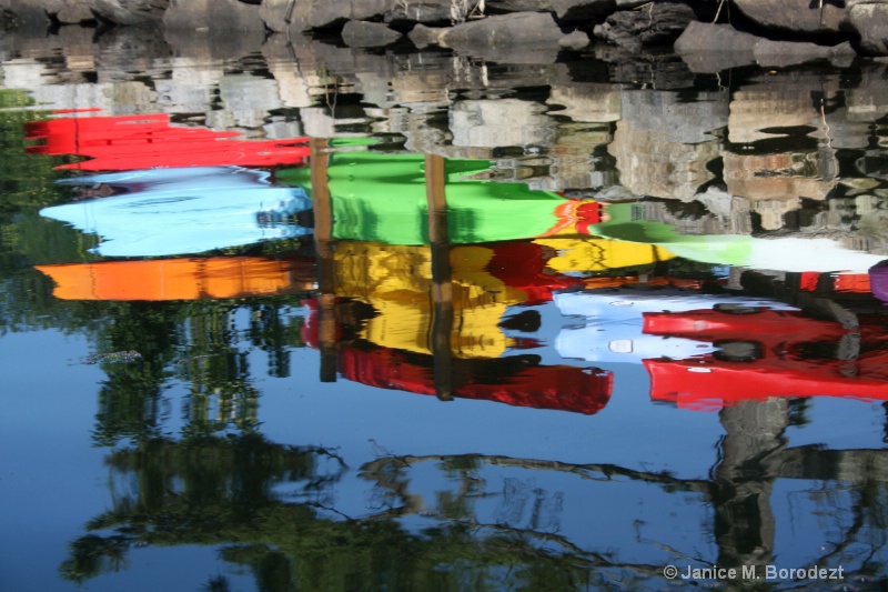 kayak reflections